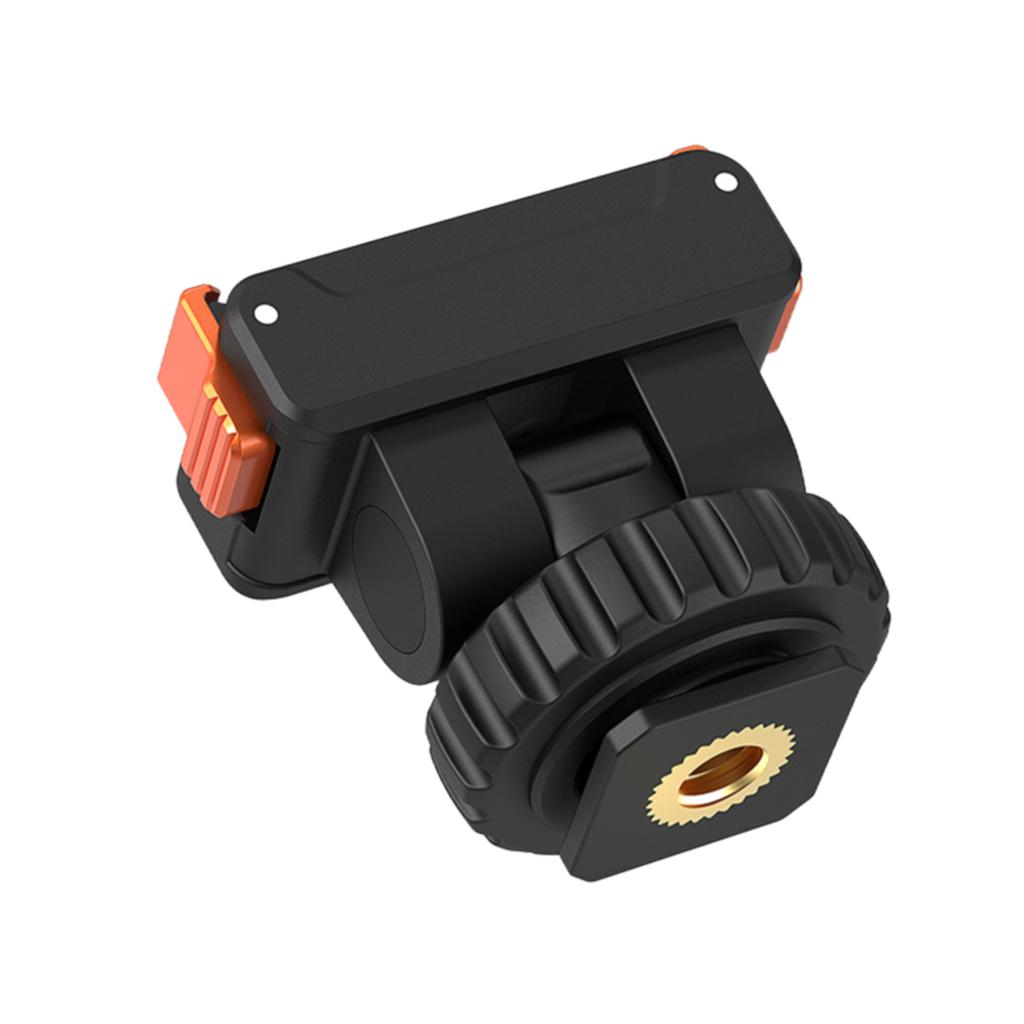 Magnetic Quick Release Cold Shoe Mount for DJI Action 5 Pro 4 3 Lightweight Aluminum Alloy Claw with 1 4 Inch Screw
