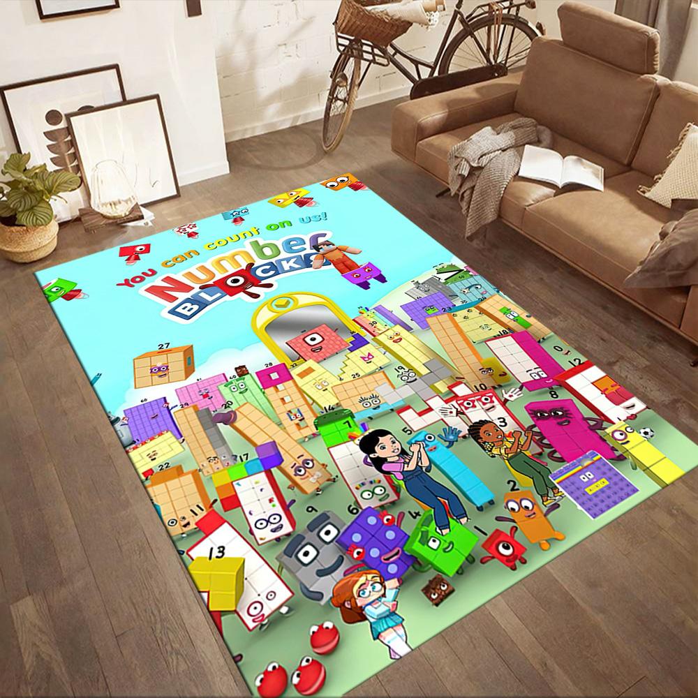 Numberblocks Area Rug Suitable For Decorate Room Living Rooms Dining Room Playrooms Antislip Rug Anime Office Decor Spiritual Gift