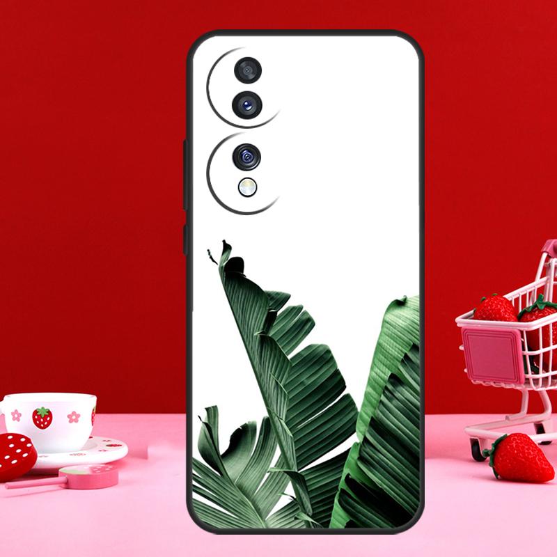 Banana Leaf Case For Honor 90 Lite 70 50 Magic 6 Pro 5 Lite X6 X7 X8 X9 X6a X7a X8a X9a X9b X8b Cover