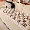 Non-slip Couch Cushion Thickened Warm Winter Plush Sofa Mat Comfortable Anti Slip Seat Cushion Sofa Cover Plush Sofa Cushion