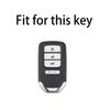 4 Buttons Plating Tpu Car Remote Key Fob Cover Case For Honda Accord Ex Exl Civic Crv Hrv Pilot Ridgeline  - Pocketor