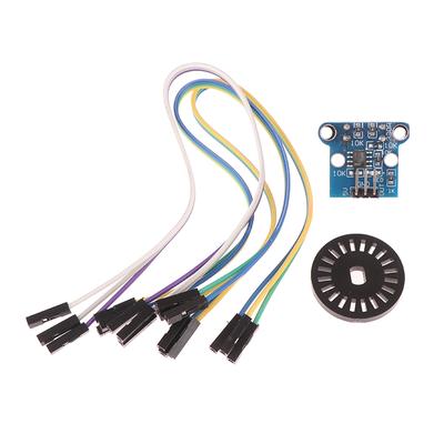 1Set Double Speed Measuring Sensors Module With Photoelectric Encoders Kit Top For Arduino HC-020K