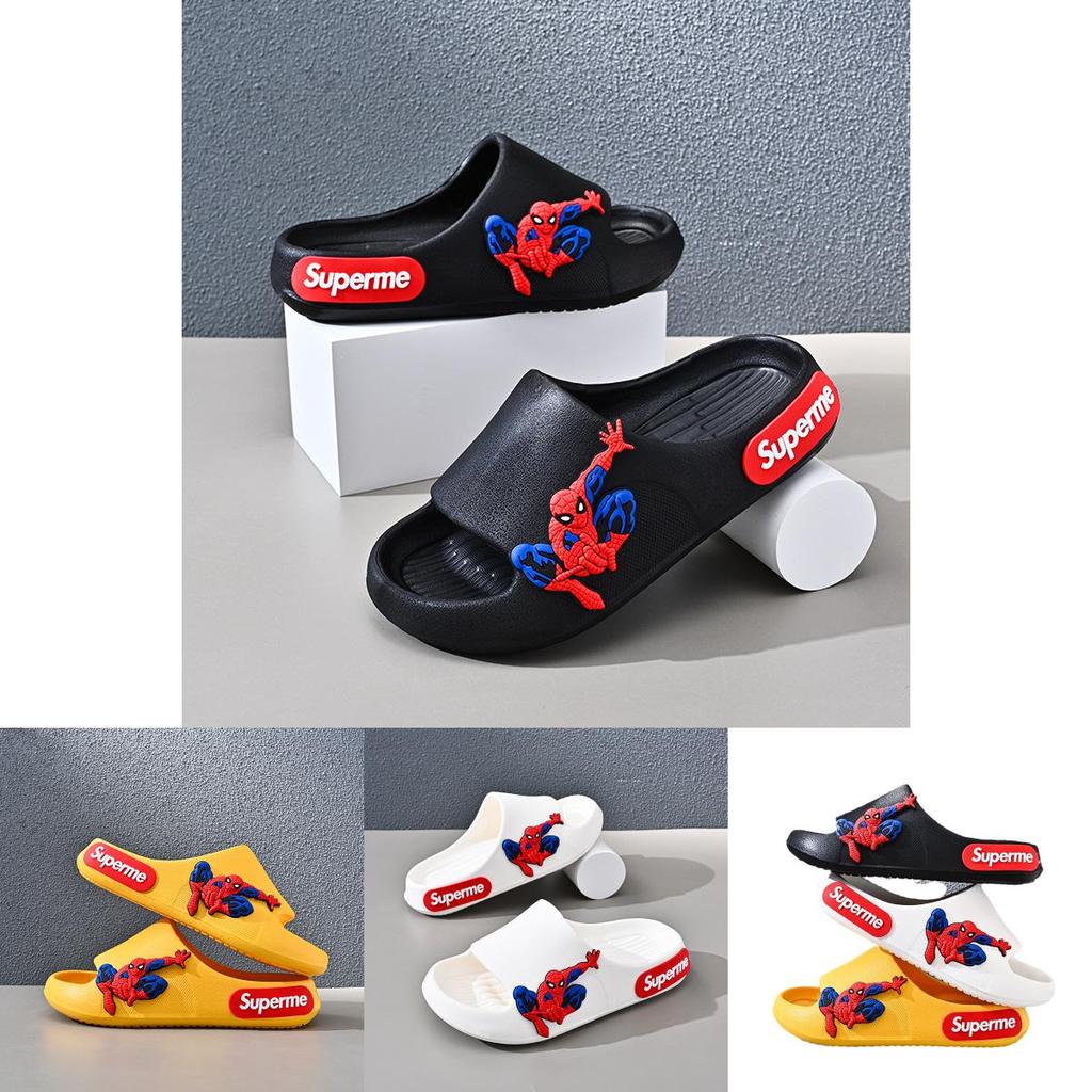 Jungen Bequeme Spider-Man Themen Indoor Rutschfeste Weiche Sohle Slipper Sandalen für Sommer