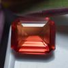 9.40 Ct Sapphire Natural Loose Gemstone Orange Emerald Cut