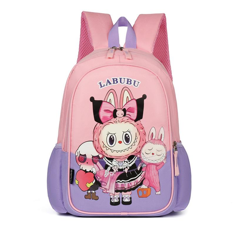 School bag for primary school students New cartoon cute boys and girls backpack lightweight backpack