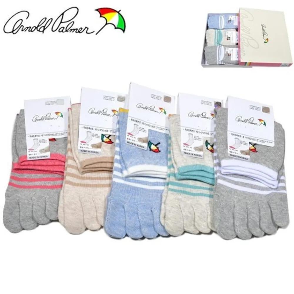 Arnold Palmer Striped Ladies Fashion Mid-Calf Socks 24cm