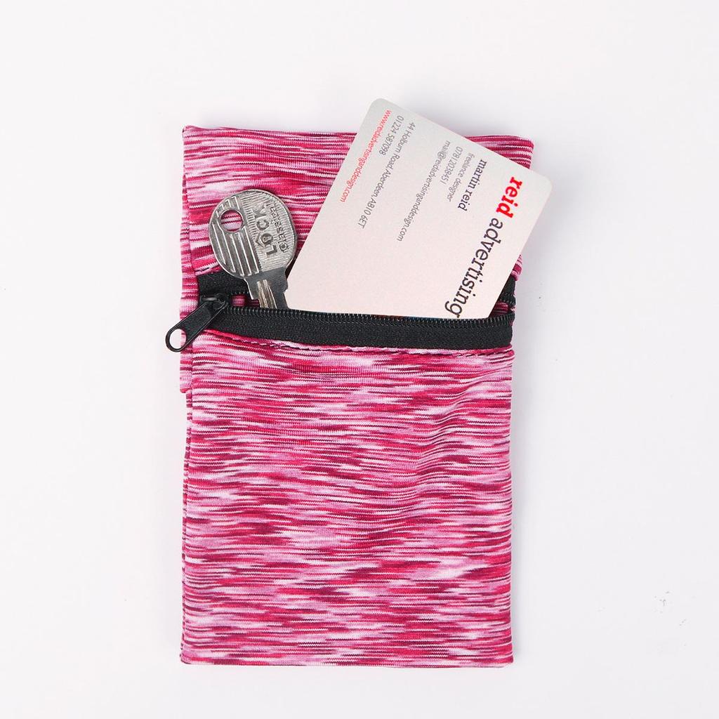 Unisex Outdoor Fitness Handgelenktasche - Elastische, eng anliegende Mini-Armtasche zum Radfahren und Laufen