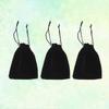 Gift Bags Drawstring Bags for Storage 12Pcs Elegant Black Jewelry Pouches