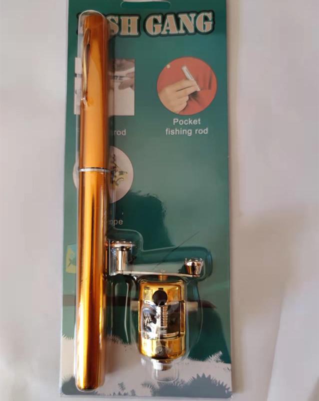 Pen Miniature Fishing Rod: 1m, 1.4m, 1.6m Ultra-Short Baitcasting Ice Pocket Rod