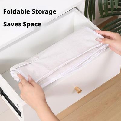 Dreieck Stoff Hänger Aufbewahrungstasche Mit Griff Faltbar Kleiderschrank Organizer Für Hängende Kleidung Organizer Tasche D2N5