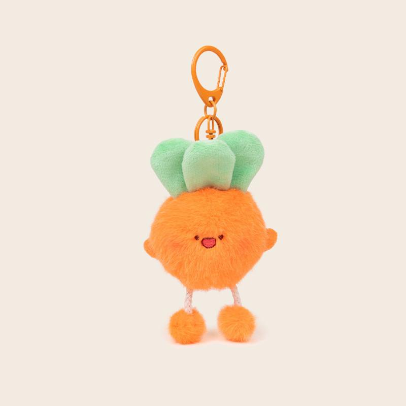 Toast Carrots Bread Vegetables Plush Keychain Toy Pendant Cartoon Doll Gift