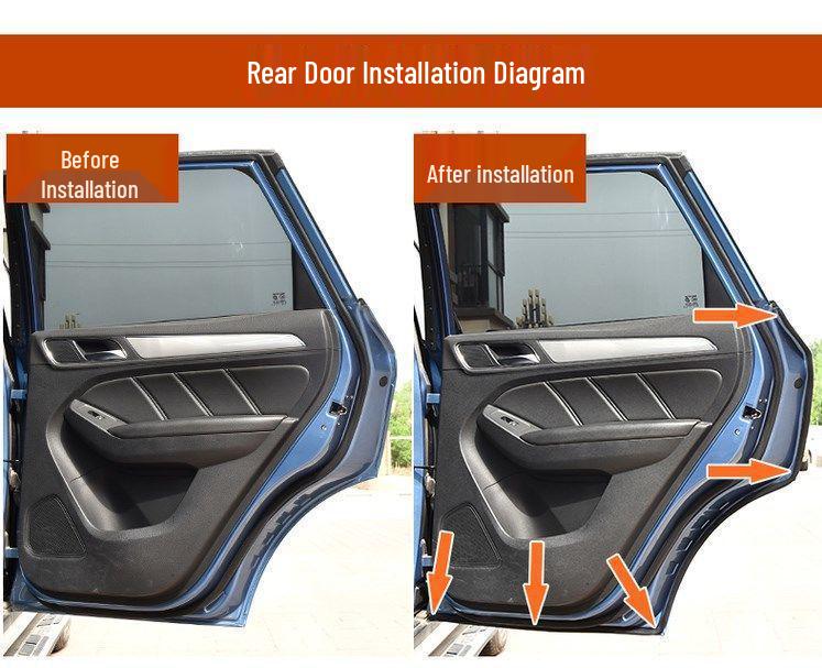 Car Door Seal Strip for Geely Binyue, Binrui COOL, Xingrui, Xingyue L – Soundproof & Dustproof
