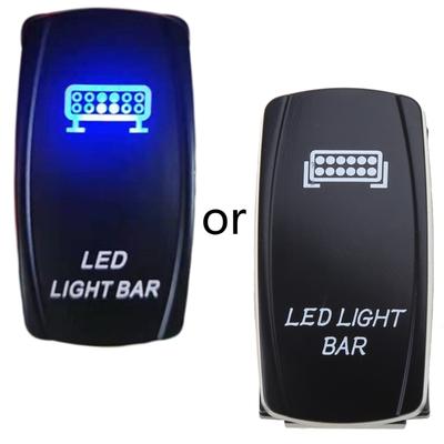 Botão LED Auto Trem Barco Marinho Alternar 5 pinos 12V 24V