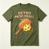 Pickleball 1985 Vintage TShirt Black White Navy Khaki Gray Olive Cotton Short Sleeve Sport Tee Streetwear Player Lover Life Fun