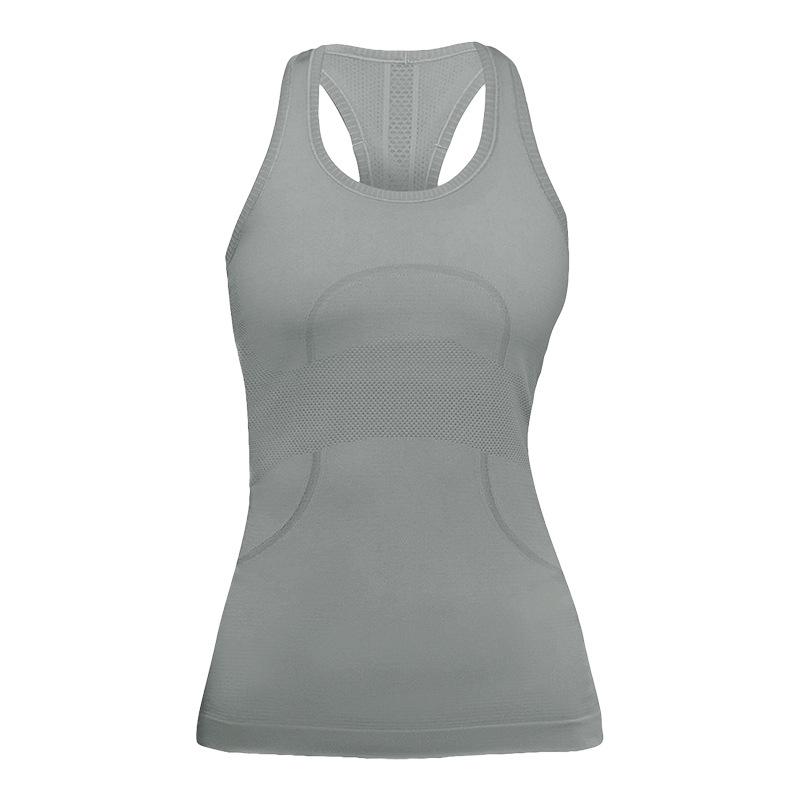 High Elastic Seamless Women's Quick-Dry Sleeveless Yoga Vest