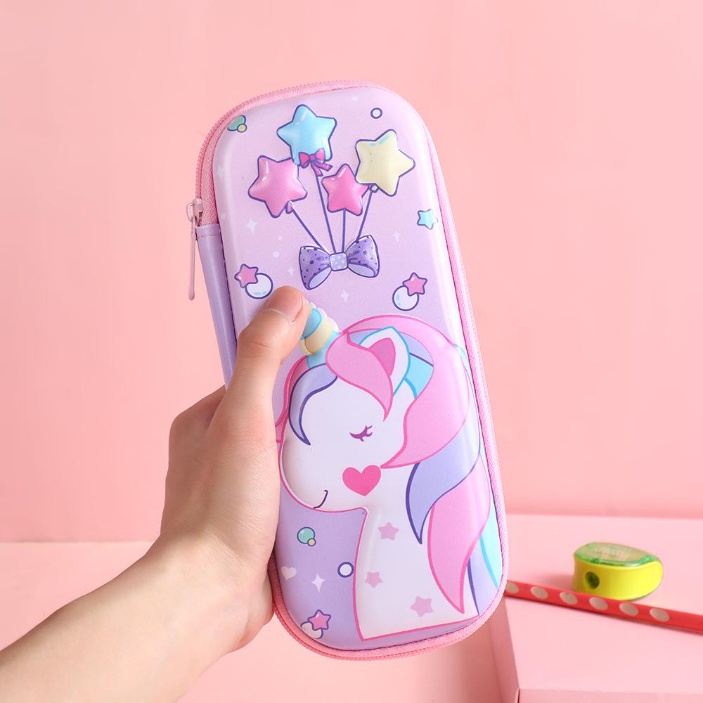 3D Cartoon Pencil Case - Cute, Large Capacity Stationery Bag for Kids, Boys & Girls
