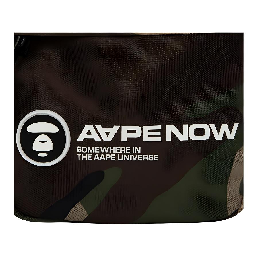 New Aape Fabric With Polyester Shoulder Bag Men's Khaki/Camouflage/Green AAPBGM5207XXM