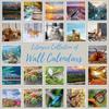 Sea Animals Wall Calendar | Sea Life Calendar | 12" x 24" Open | Giftable Calendar 2026 | Thick & Sturdy Paper for Organizing & Planning | Pacific