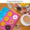 Silicone Baking Pan High Temperature Resistant Cake Mold New Donut Mold  Dessert DIY