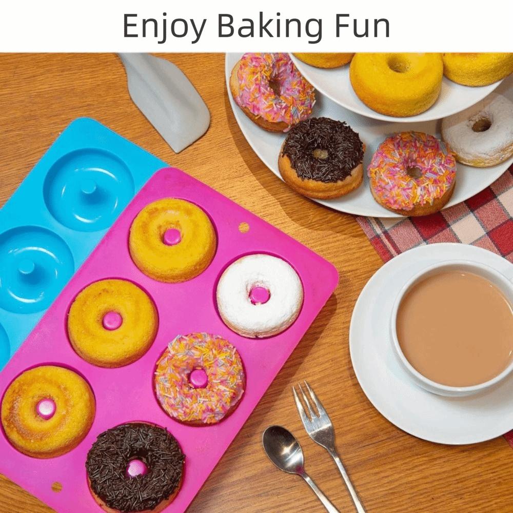 Silicone Baking Pan High Temperature Resistant Cake Mold New Donut Mold  Dessert DIY