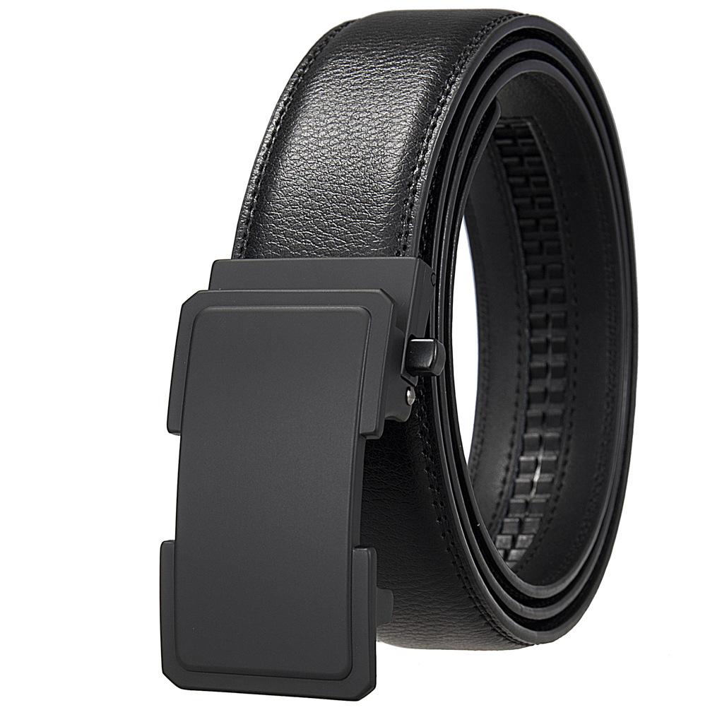 Belt Belt, Two-Layer Leather Belt, Automatic Buckle Belt Ly36-25568-1