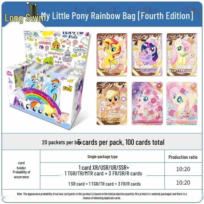 My Little Pony 4th Gen Transparent Trading Cards: Rainbow Pack with UR Twilight Sparkle