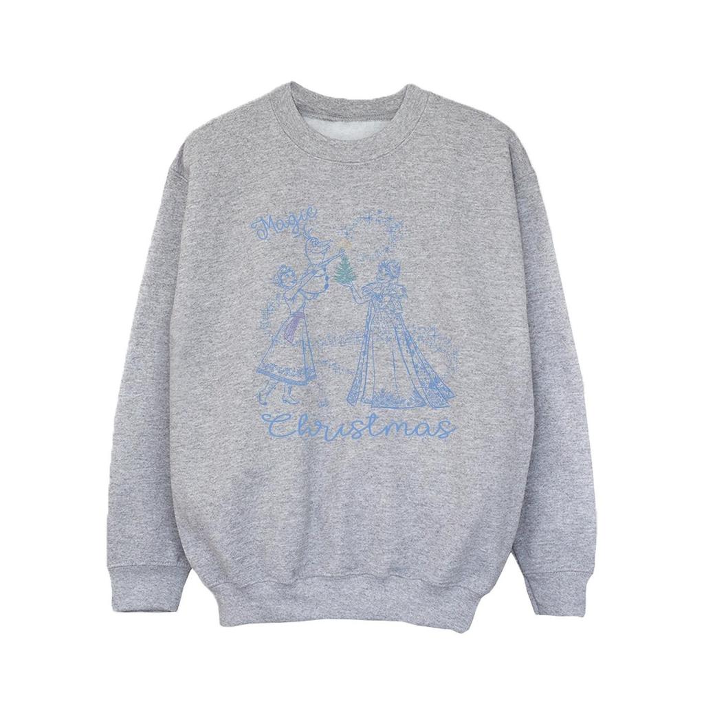 Disney Mädchen Frozen Magic Weihnachts-Sweatshirt