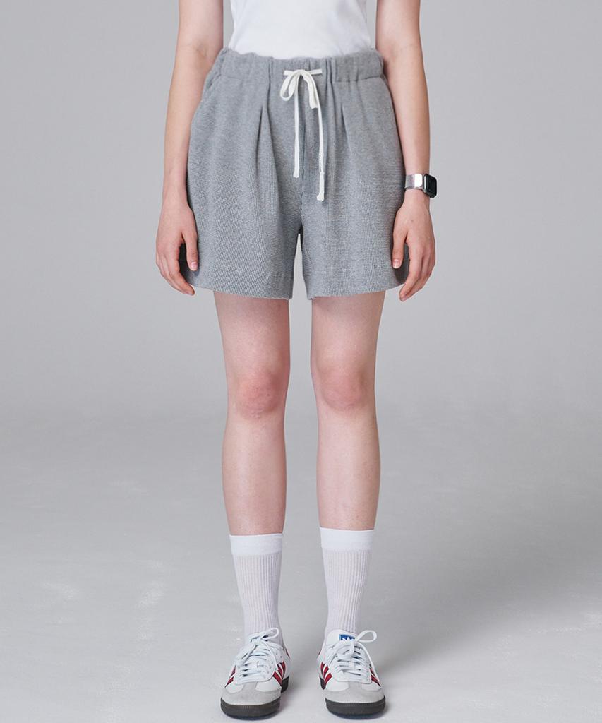 Marop 2206 Waffle Elastic Waist Pants (Gray)