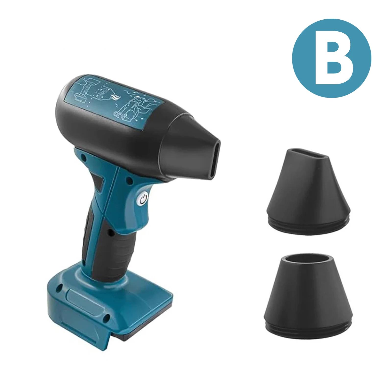 

Portable 4-Speed Jet Blower Violent Turbo Fan For Makita 18V 20V Battery Wireless Handheld Fan 130000 rpm 20W 60W 100W 160W