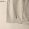 ZANZEA Women Sleeveless Blouse and Long Pants Casual Two Piece Suit Sets