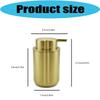 Stainless Steel Liquid Soap Dispenser Easy to Press Refillable Lotions Dispenser Bathroom Accessories Liquid Container