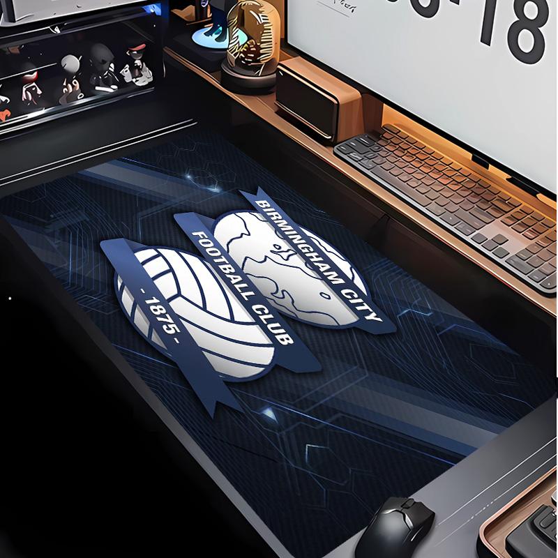 Birmingham City Football Pattern Mouse Pad Non?Slip Rubber Base Gaming Mousepad For Desk Office Home