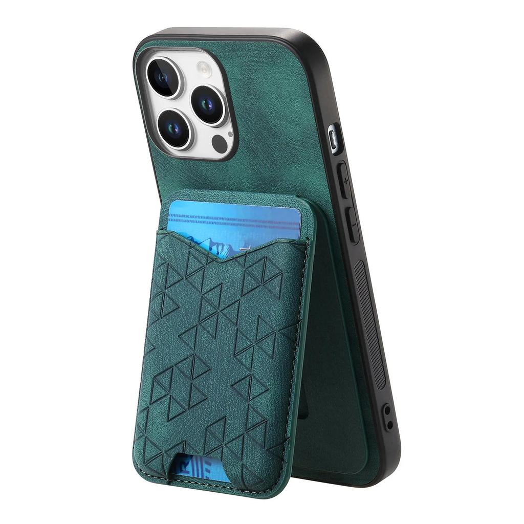 Vertical Cards Solt Wallet Leather Case For iPhone 16 Pro Max 15 Plus 14 13 12 11 SE 2024 Vintage Bag Pocket Stand Holder Cover