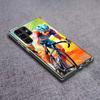 Bicycle Race Phone Case For Samsung Galaxy S24 S23 S21 S20 FE S22 S26 Ultra S25 Edge S10 Plus Cover Clear TPU Capa Shell Coque S