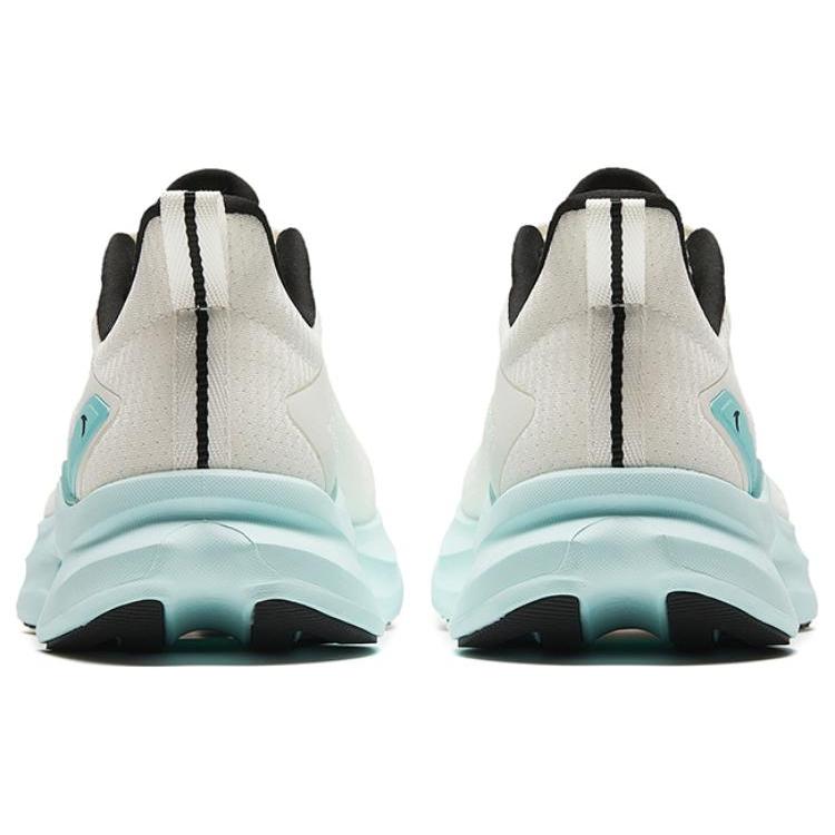 New Anta Cushioned Slip-Resistant Breathable Lightweight Low-Top Running Shoes Men's White Blue 912425506-3