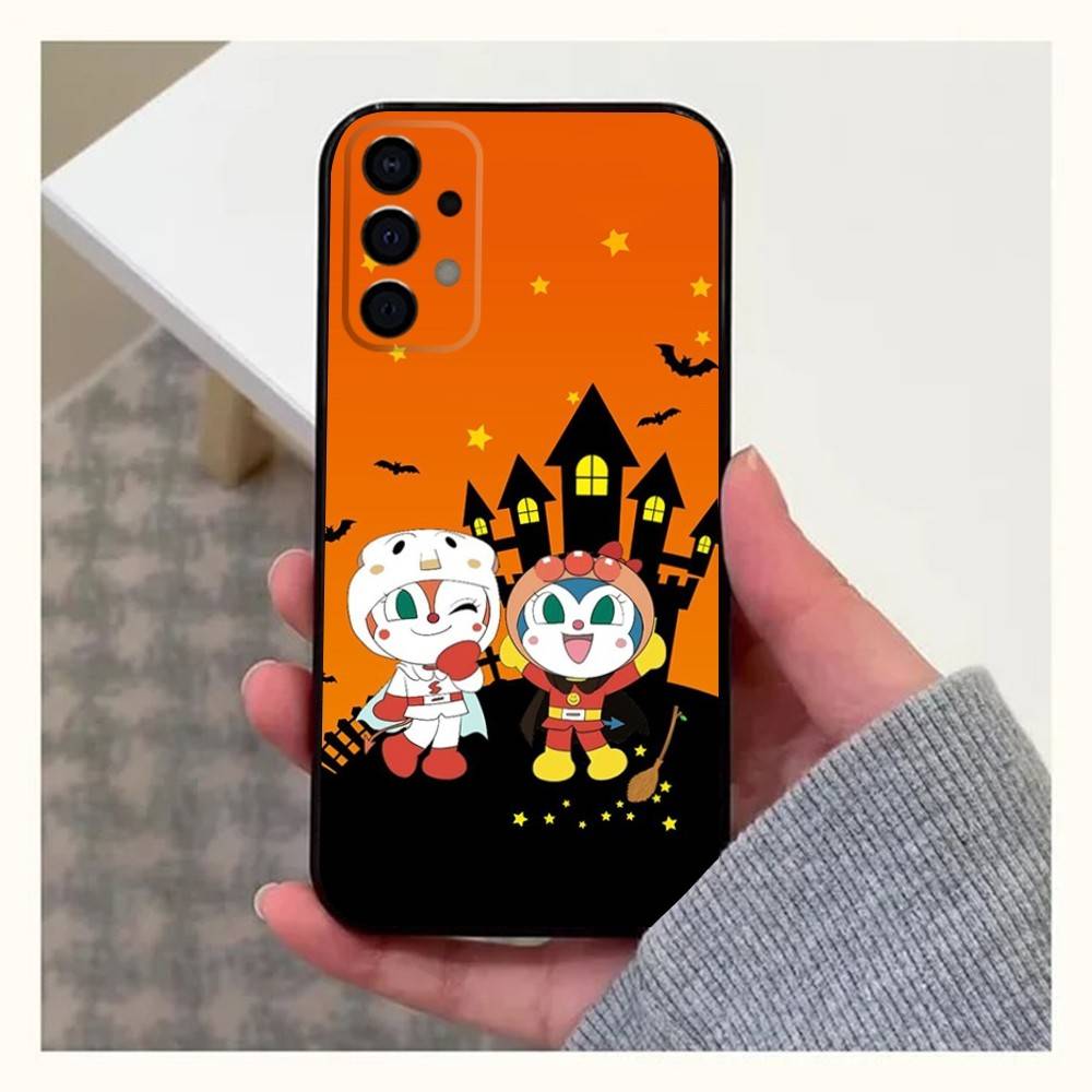 Manga A-Anpanman Cute Phone Case For Samsung Galaxy A20,A21s,A22,A31,A32,A52,A53,A72,73,A80,A91 Soft Black Cover