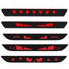 Universal Car Taillight Brake Lights Lamp Sticker Protector Sticker Devil Eyes Heart Carbon Fiber Covers Accessories Hawkeye