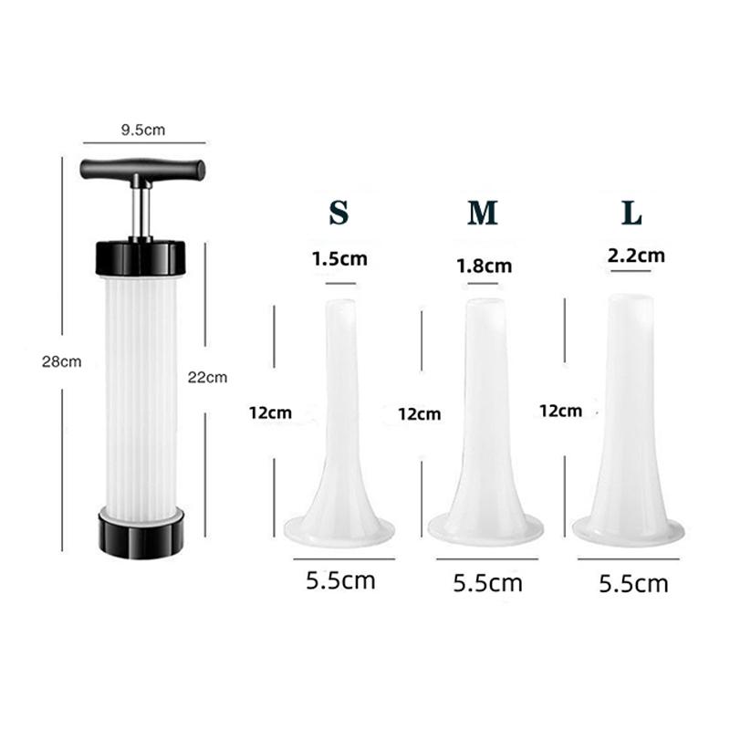 Hand Push Enema Machine Manual Household Plastic Enema Machine Large Sausage Making Hand Push Kitchen Tool Filling Meat Tools