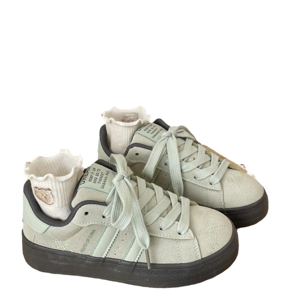 Plateau-Boardschuhe, runde Zehenpartie, Schnürschuhe, lässige Turnschuhe