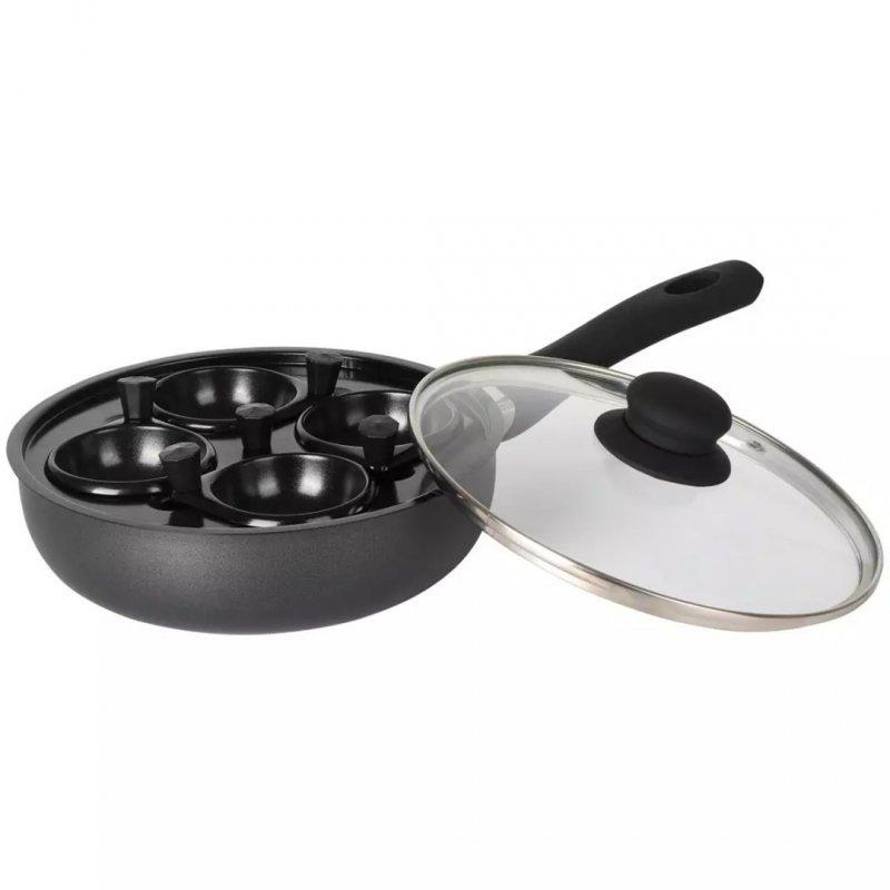 Klausberg KH-1806 - Granieten Pan - 20cm - Deksel - Wkład dla Eieren