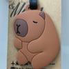 Kawaii Cute Capybara Bagasjemerke Kvinner Reisetilbehør Tegneserie Pvc Bagasjemerke Menn Bærbar Anti-Tap Adresse Navneskilt