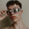 Future Tech Sunglasses Personalized Concave Design Cool Punk Style Gafas De Sol Mujer UV Protection Trendy Eyewear