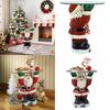 Whimsical Santa Claus Waiter Tray Resin Art Piece Ideal For Christmas Home Decor