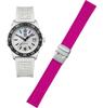Luminox Pacific Diver Ripple Quartz 39mm Bílý gumový řemínek XS.3128M.SET