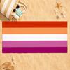 Asciugamano Arcobaleno Pride Gay LGBT Asciugatura Rapida Assorbente Asciugamano da Spiaggia per Sport, Fitness, Nuoto e Attività all'Aperto
