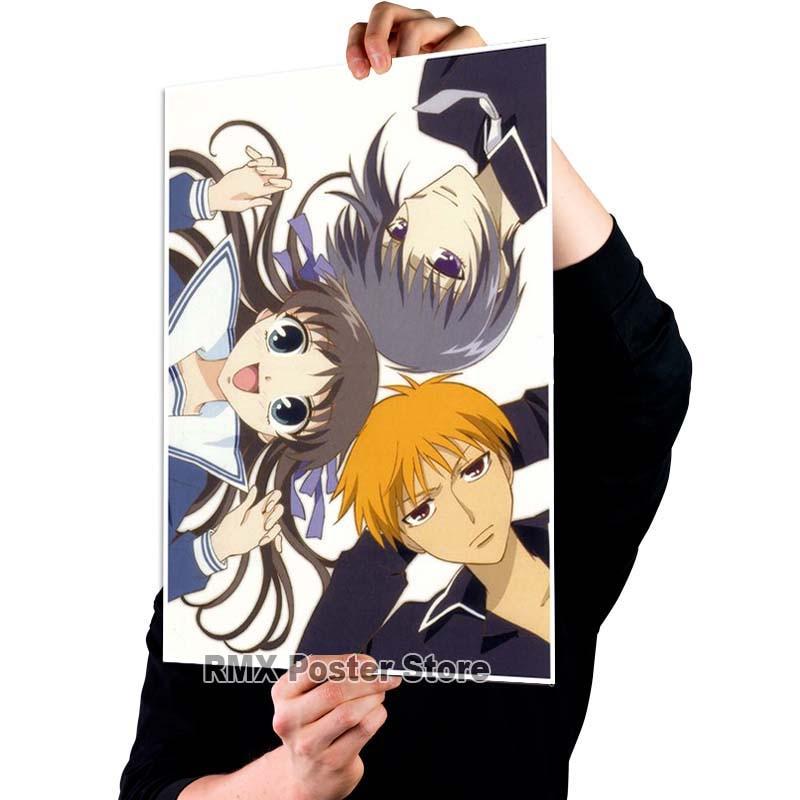 Imprimare HD Anime Coș cu fructe Postere hârtie acoperită albă Poster de pictură Wall Art Decor Living Room Home Bar Decor Imagini