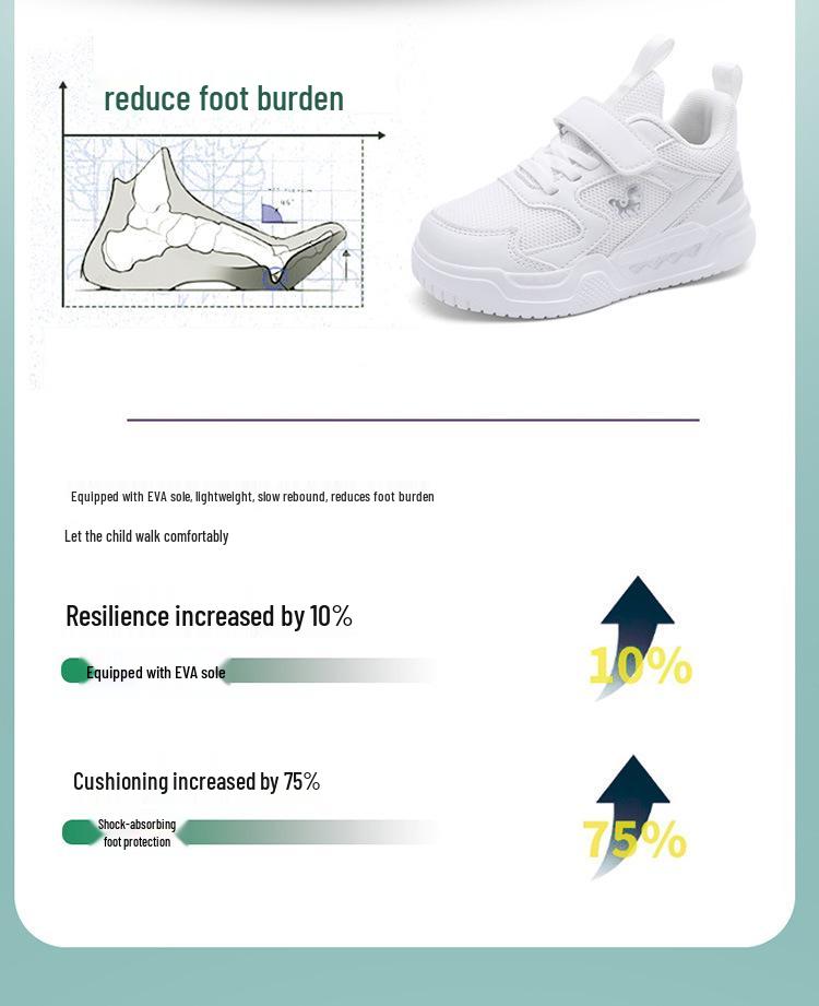 Kids' Non-Slip Canvas Sneakers for Boys & Girls - Soft Sole, Casual Sports Shoes