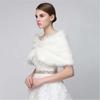 Faux Fur Wedding Faux Fur Shawl Bride Shoulder Fake Collar Rabbit Fur Scarves Plush Shawl  Wedding