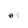 Rhodolite Gemstone 925 Sterling Silver Jewelry Handmade Stylish Earrings 0.53" EE-147-12