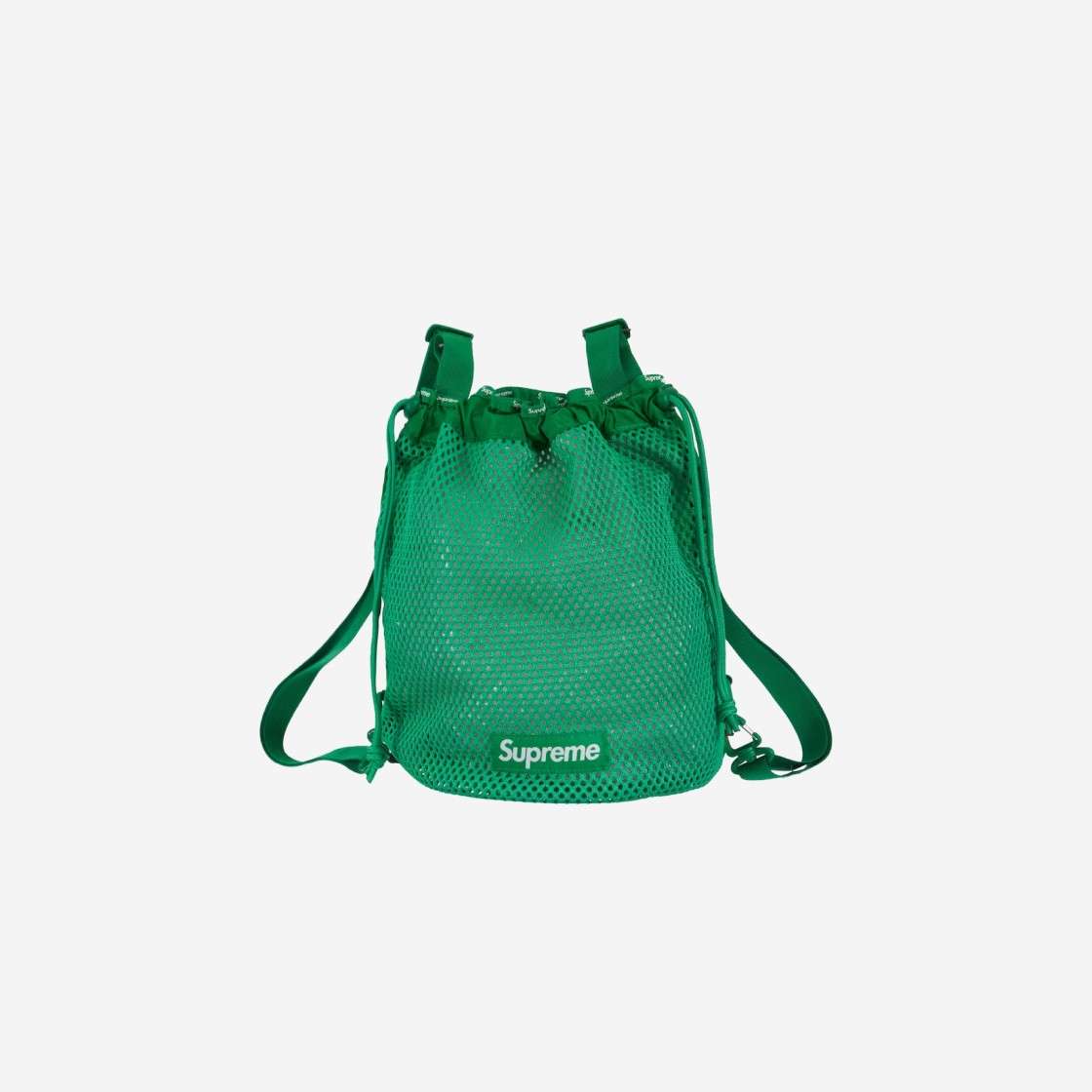 

Маленький рюкзак Supreme Mesh Зеленый 23SS -
